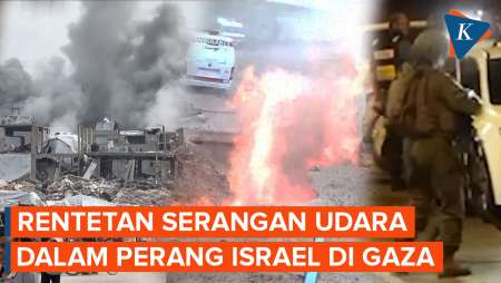 Pilu! Momen Serangan demi Serangan Israel di Gaza