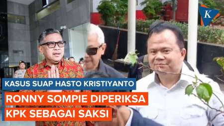 Eks Dirjen Imigrasi Ronny Sompie Diperiksa KPK Terkait Kasus Suap Hasto Kristiyanto