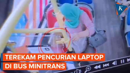 Polisi Tangkap Pencuri Laptop di Bus Minitrans