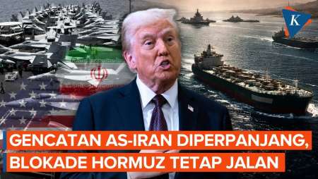 Trump “Ngotot” Lanjutkan Blokade Hormuz Usai Gencatan Senjata Diperpanjang