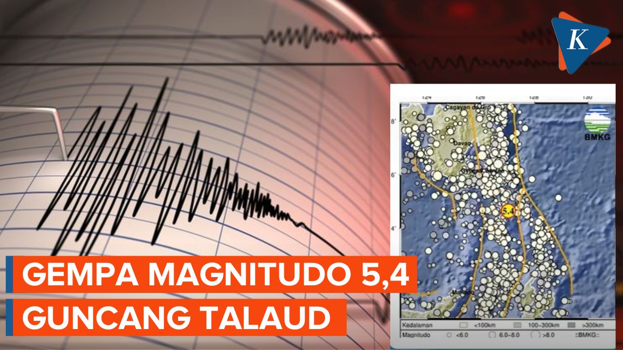 Gempa Magnitudo 5,4 Guncang Talaud Sulawesi Utara