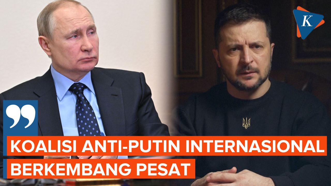 Zelensky Klaim Koalisi Anti-Putin Internasional Tercipta dan Bersatu Dukung Ukraina