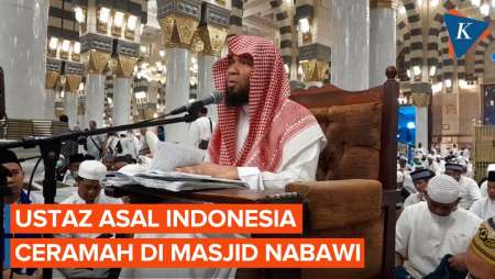 Ustaz Asal Riau Jadi Penceramah Tetap di Masjid Nabawi