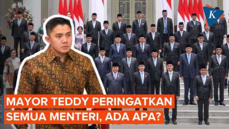 Saat Mayor Teddy Peringatkan Semua Menteri Imbas Ulah Mendes Yandri