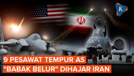 8 Unit F-15 AS dan Sebuah A-10 Thunderbolt Jadi Korban Serangan Iran di Yordania