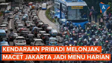 Jakarta Kian Sesak, Dikepung 25 Juta Kendaraan Pribadi
