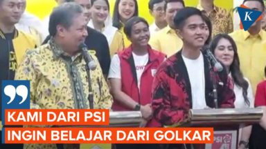 PSI ke Markas Golkar, Kaesang: Ingin Belajar Strategi Pemilu