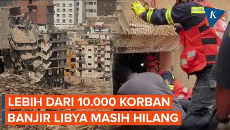 Satu Minggu Banjir Dahsyat Libya, Lebih dari 10.000 Orang Hilang