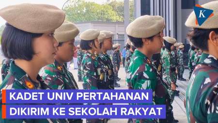 Seribuan Kadet Unhan Dikirim ke Sekolah Rakyat, untuk Apa?
