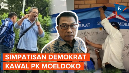 Protes PK Moeldoko, Kader dan Simpatisan Demokrat “Cap Jempol Darah”