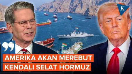 Menkeu AS Sesumbar Akan Kembali Ambil Kendali Selat Hormuz