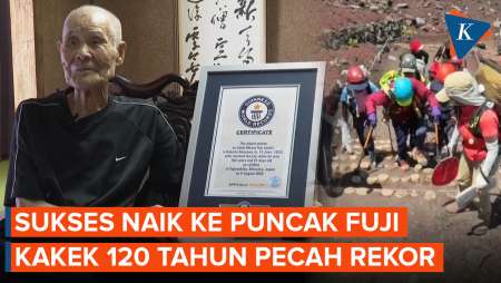 Kakek 102 Tahun Taklukkan Gunung Fuji, Begini Kisah Inspiratif Kokichi Akuzawa