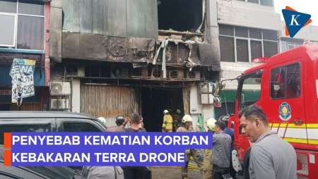 7 Korban Kebakaran Gedung Terra Drone Meninggal Karena Hirup Gas Karbon Monoksida