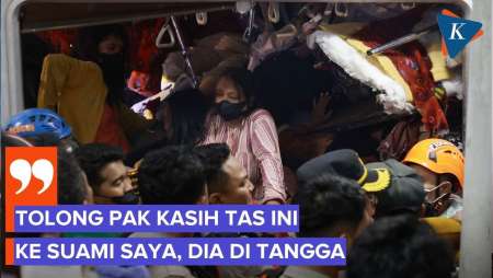 Kisah Haru Evakuasi Korban Di KRL, Suara Jeritan Hingga Titipan Terakhir