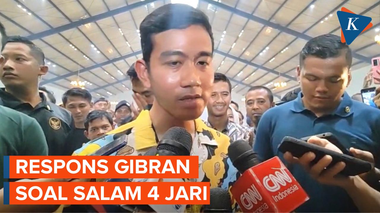 Ramai soal Salam 4 Jari, Gibran: Monggo, Warga Lihat Debat Saya Kemarin 2 Lawan 1