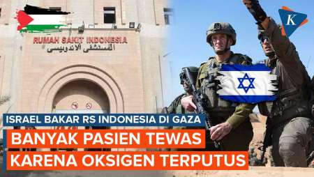 Tentara Israel Bakar Rumah Sakit Indonesia dan Gedung Tempat Berlindung Warga Gaza Palestina