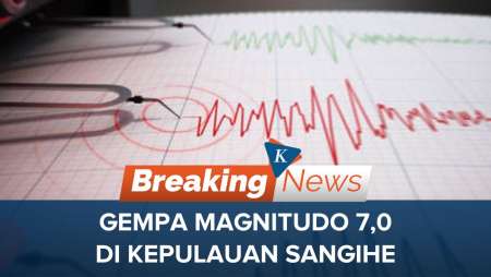 Gempa Magnitudo 7,0 Guncang Kepulauan Sangihe
