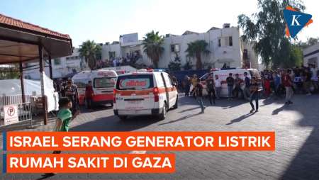 Israel Sasar Generator Listrik Rumah Sakit di Gaza