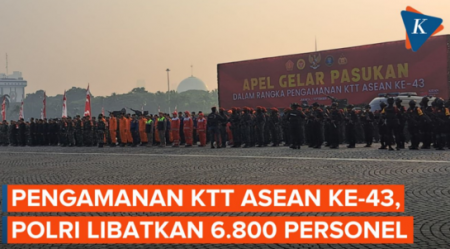 Kapolri Kerahkan 6.800 Personel Amankan KTT ASEAN Ke-43