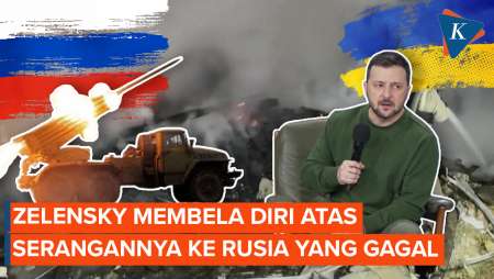 Serangan Balasan Gagal, Zelensky Berkelit: Sudah Bocor ke Rusia