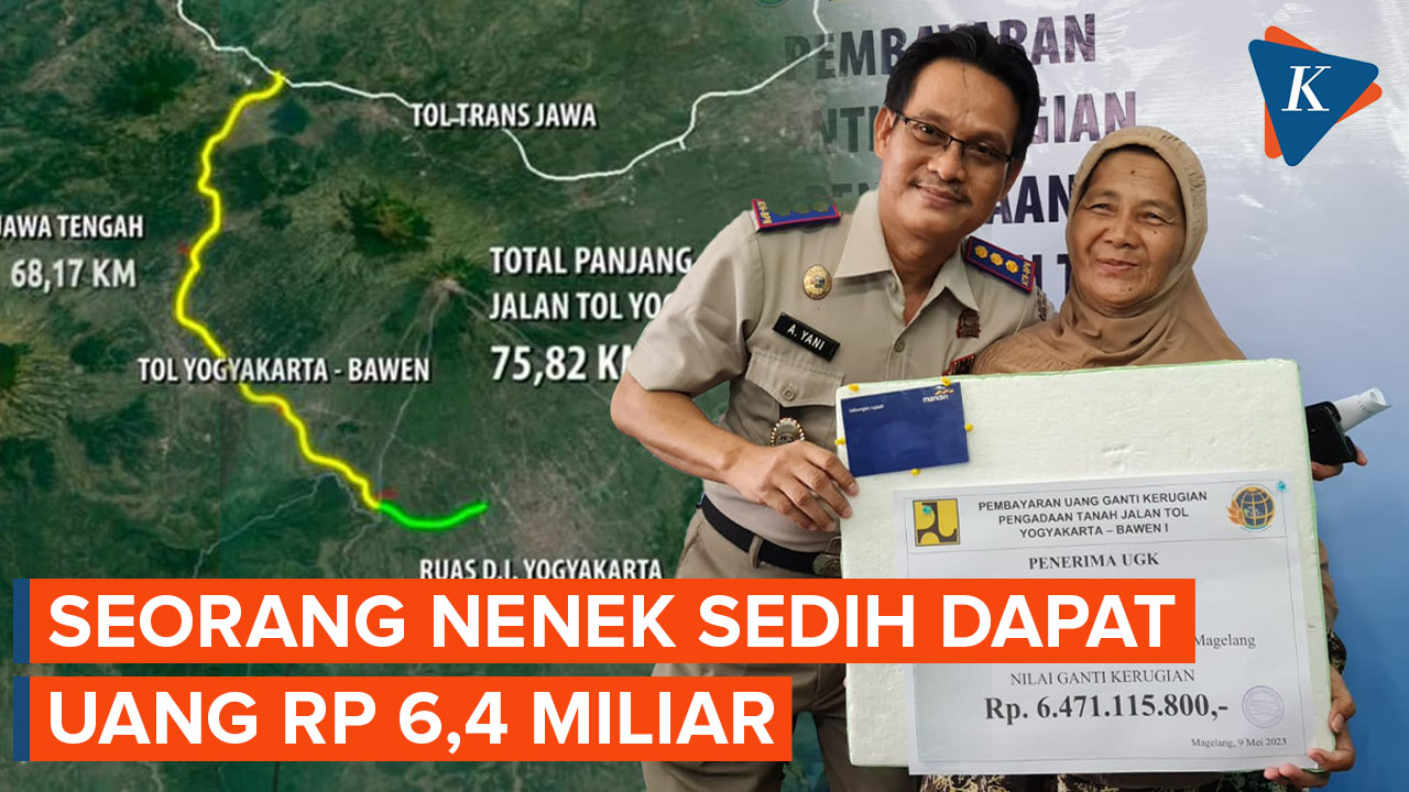 Nenek Sarumi Sedih Dapat Uang Rp 6,4 Miliar 