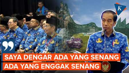 ASN Pindah ke IKN, Jokowi: Saya Dengar Ada yang Senang, Ada yang Enggak