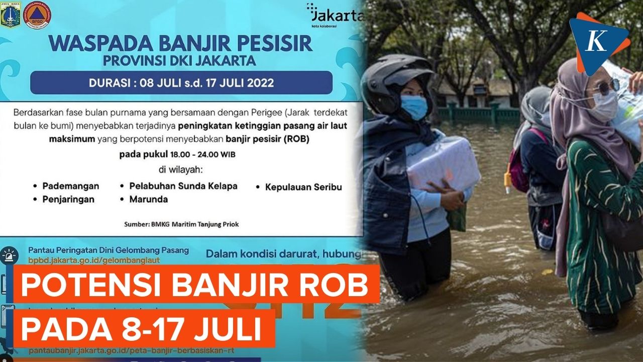 Waspada Banjir Rob Melanda Jakarta Utara