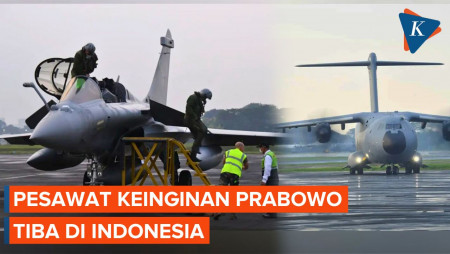 6 Jet Rafale dan 4 Airbus A400M Perancis Tiba di Indonesia