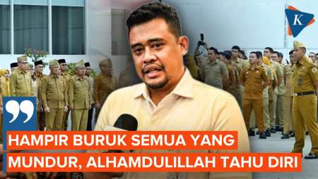 6 Pejabat Sumut Mundur, Bobby: Alhamdulillah Tahu Diri