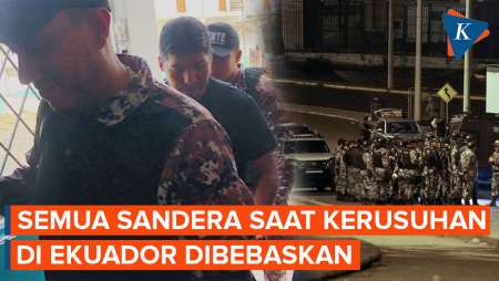 Sipir hingga Pekerja yang Disandera di Ekuador Dibebaskan