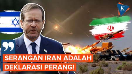 Presiden Israel Sebut Serangan Iran Sebagai Pernyataan Perang