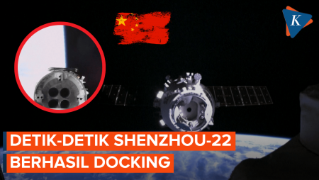 Detik-detik Shenzhou-22 Berhasil Capai Tujuan Di Luar Angkasa