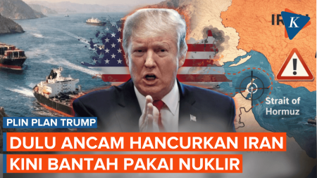 Plin-plan Trump: Dulu Ancam Mau Hancurkan Iran, Kini Bantah Pakai Nuklir