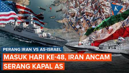 Perang Hari ke-48: CENTCOM Klaim Blokir 10 Kapal, Iran Ancam Serang Kapal AS
