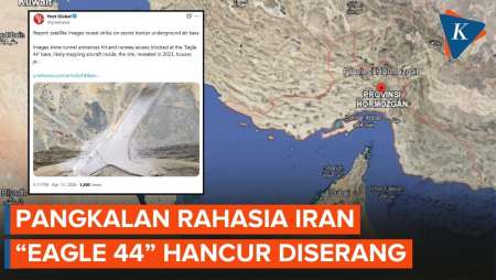 Pangkalan Rahasia Iran "Eagle 44" Dihantam Serangan, AS-Israel Bungkam