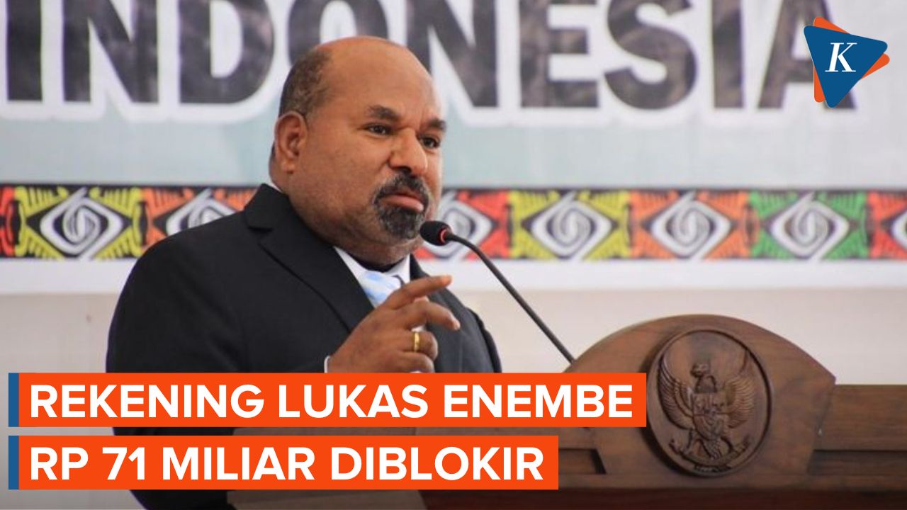 Pemerintah Blokir Rekening Gubernur Papua Lukas Enembe