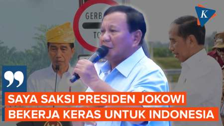 Prabowo Sebut Jokowi Dijelek-jelekkan Tak Bisa Kerja padahal Bekerja Keras untuk Rakyat