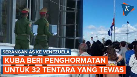 Kuba Beri Penghormatan Pada 32 Tentara Yang Tewas Saat AS Serang Venzuela