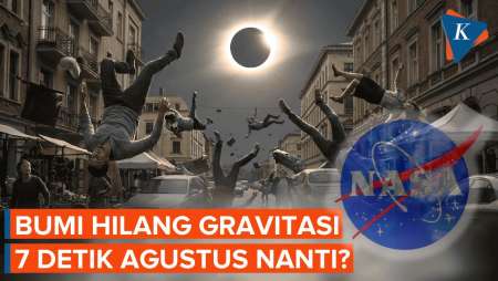 Benarkah Bumi Hilang Gravitasi 7 Detik Agustus Nanti? Begini Kata NASA!