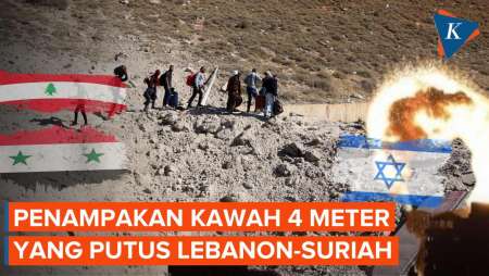 Ciptakan Kawah 4 Meter, Serangan Israel Memutus Jalur Lebanon-Suriah