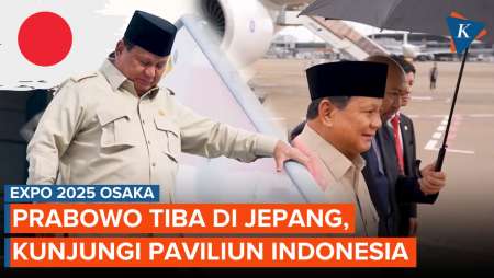 Momen Prabowo Tiba di Jepang untuk Kunjungi Expo 2025 Osaka, Disambut Didit