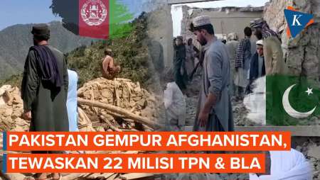 Pakistan Gempur Afghanistan, Klaim Tewaskan 22 Anggota Kelompok Bersenjata