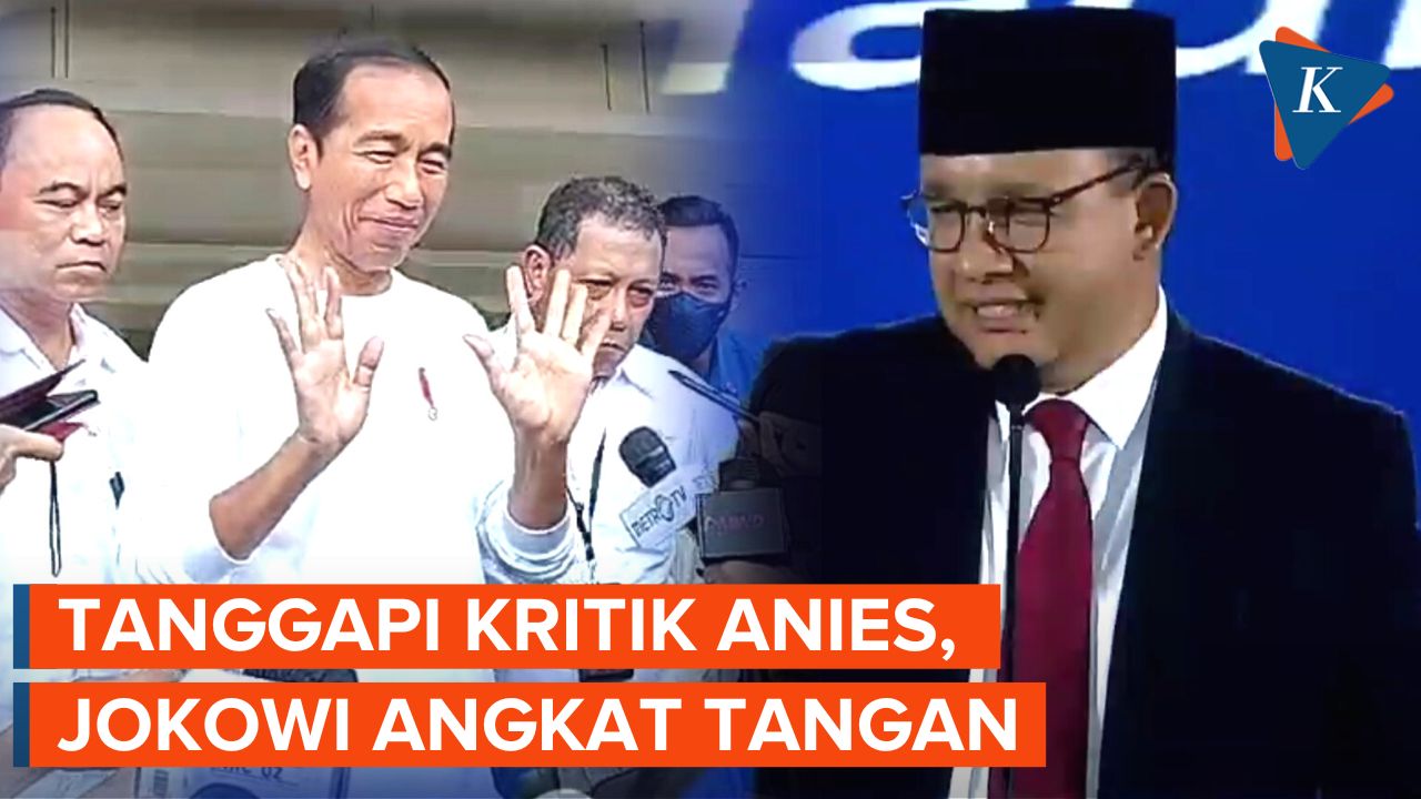 Tanggapi Kritik Anies soal Mobil Listrik, Jokowi Angkat Tangan