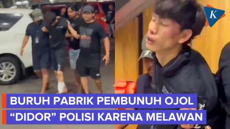 Detik-detik Pembunuh Driver Ojol Ditangkap, Didor Karena Melawan 