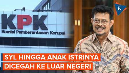 KPK Cegah Syarul Yasin Limpo, Istri, Anak, dan Cucunya ke Luar Negeri