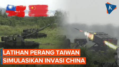 Aksi Taiwan Latihan Perang Sungguhan, Simulasikan Invasi China