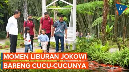 Momen Libur Lebaran Presiden Jokowi Bersama Panembahan Al Nahyan