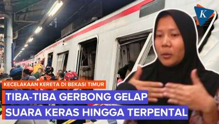 Kesaksian Korban Selamat Kecelakaan Kereta Bekasi: Lampu Mati, Anak Saya Terlempar…