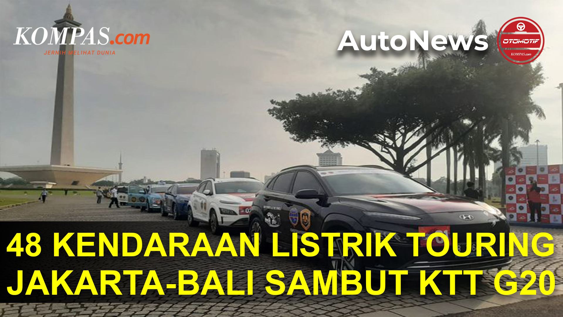 Sambut KTT G20, 48 Kendaraan Listrik Touring Jakarta-Bali