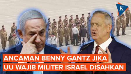 Kabinet Perang Israel Ancam Akan Mundur jika Netanyahu Sahkan UU Wamil